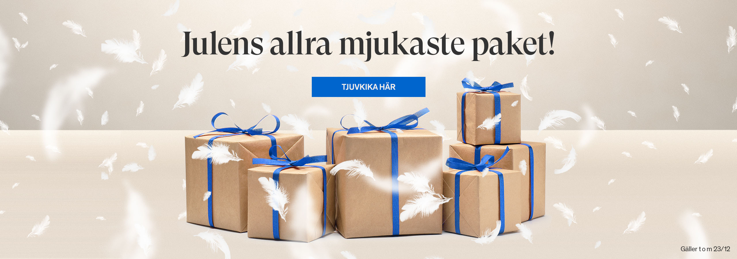 Julens allra mjukaste paket! Tjuvkika här.